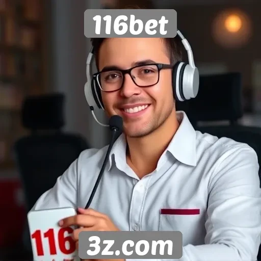 Funcionalidades do suporte ao cliente no site 116bet